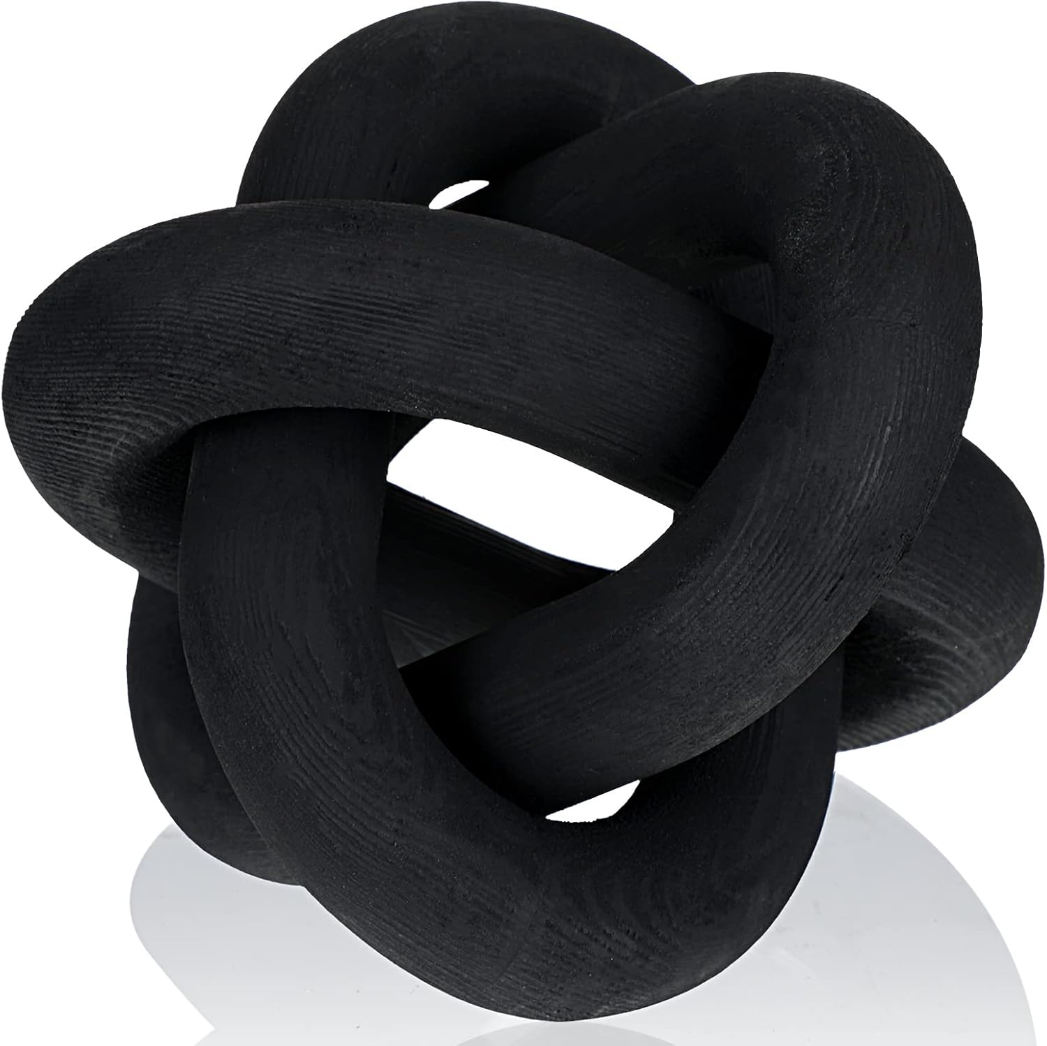 3 Link Wood Knot Decor