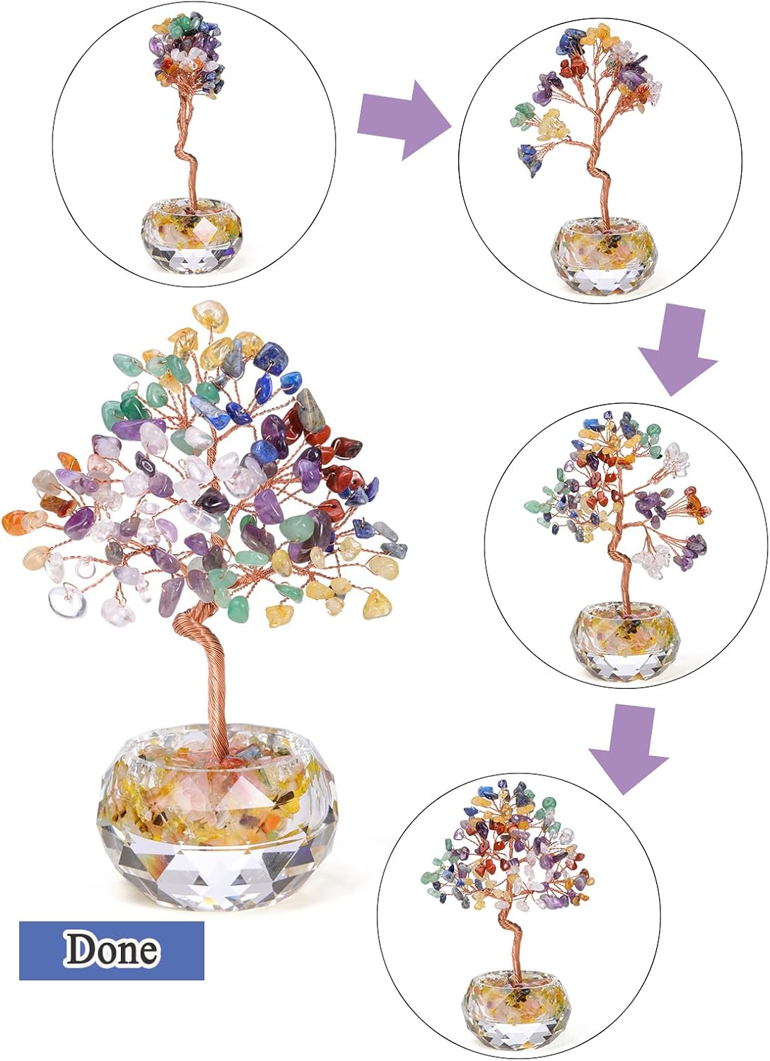 Chakra Crystals Tree