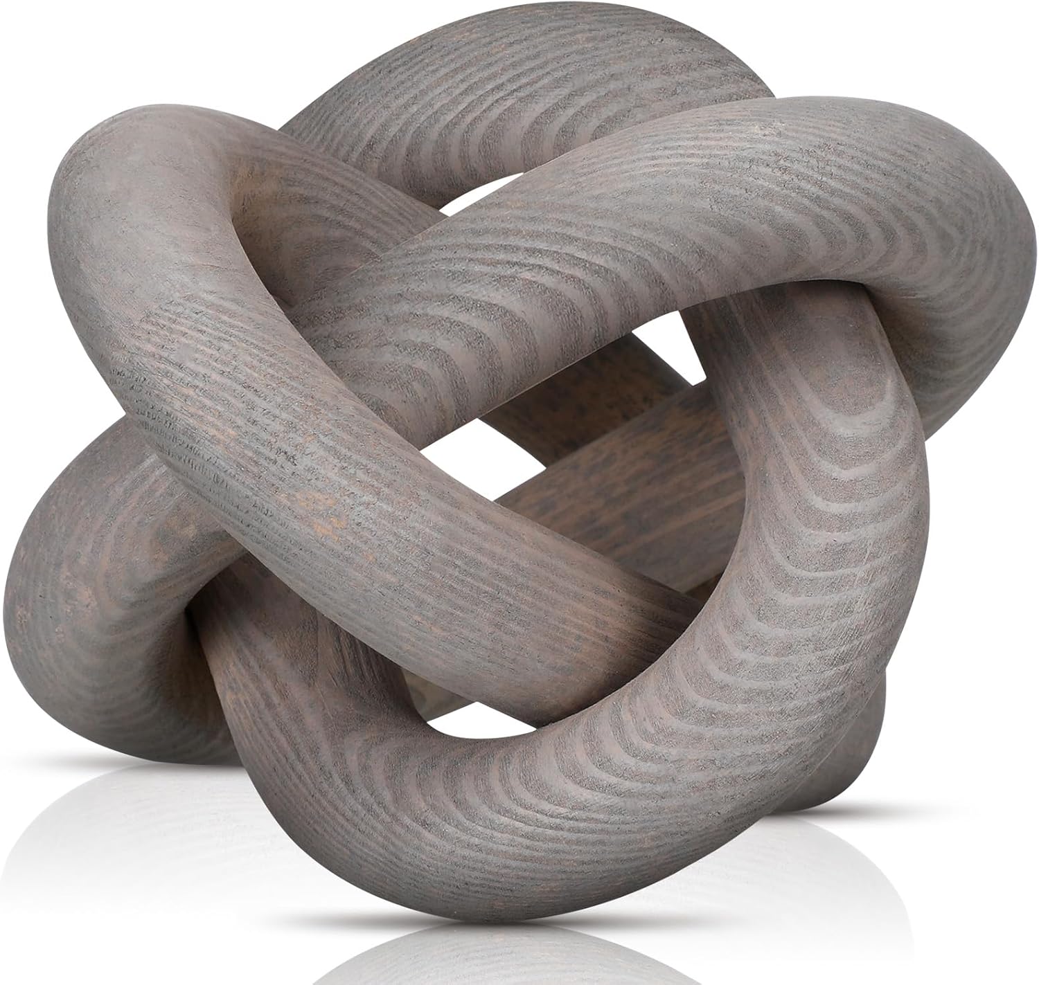 3 Link Wood Knot Decor