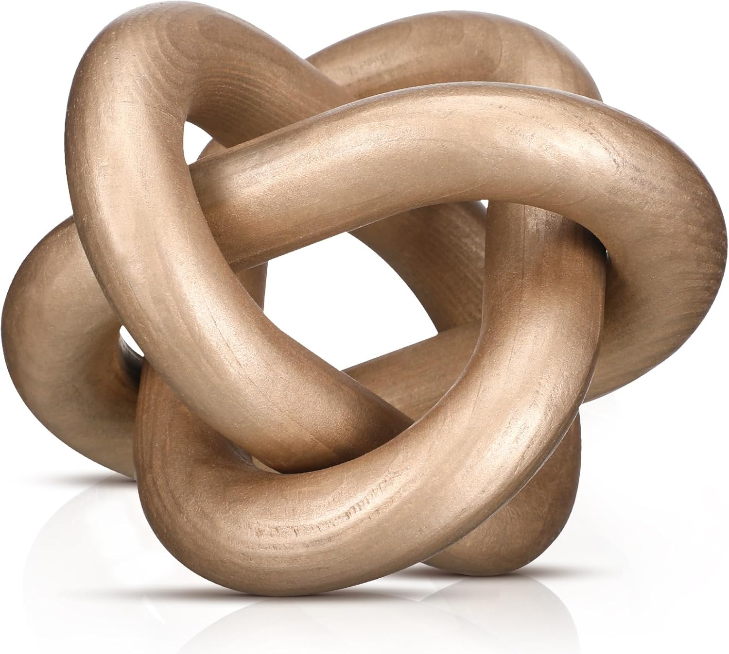 3 Link Wood Knot Decor