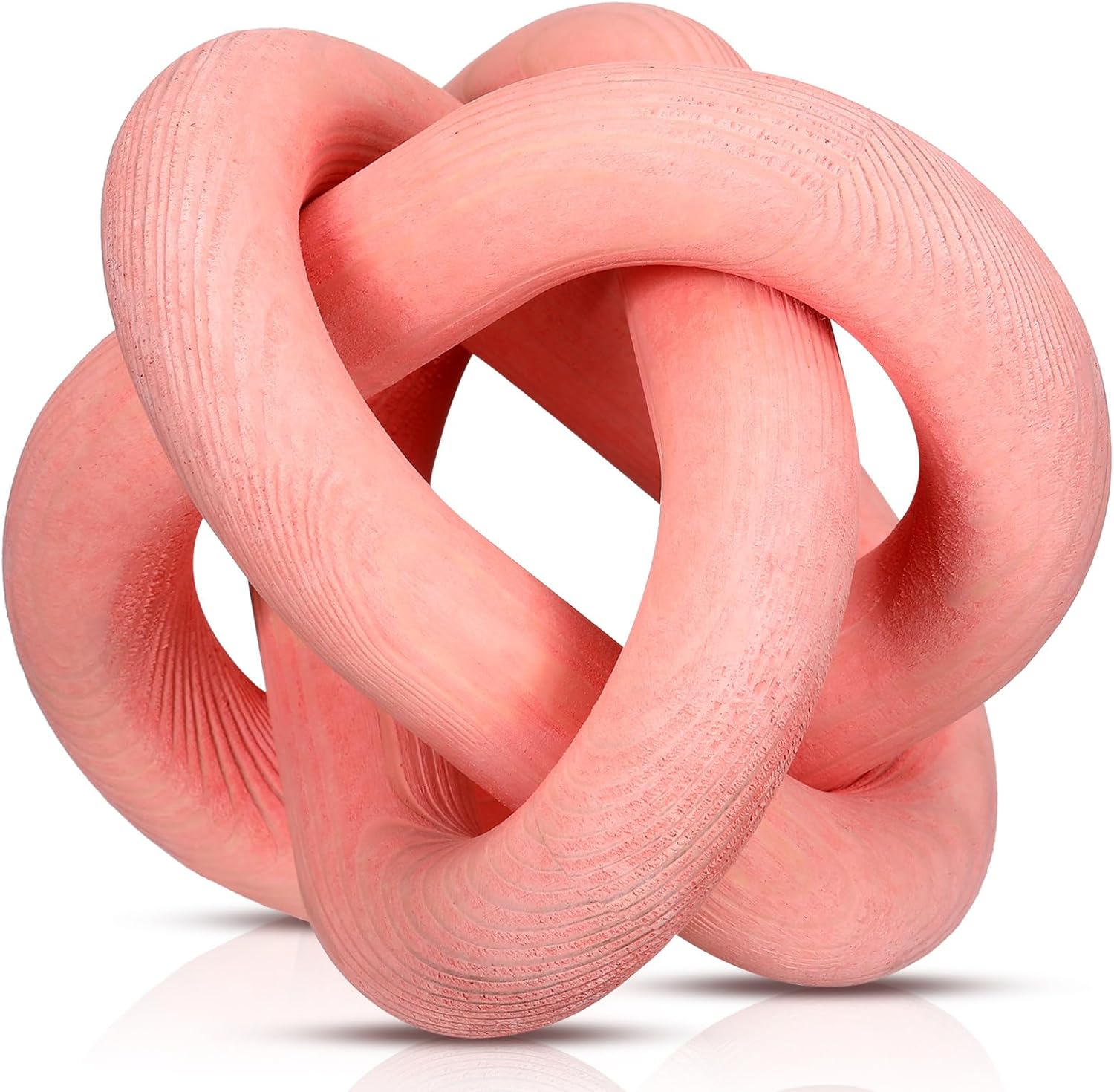 3 Link Wood Knot Decor