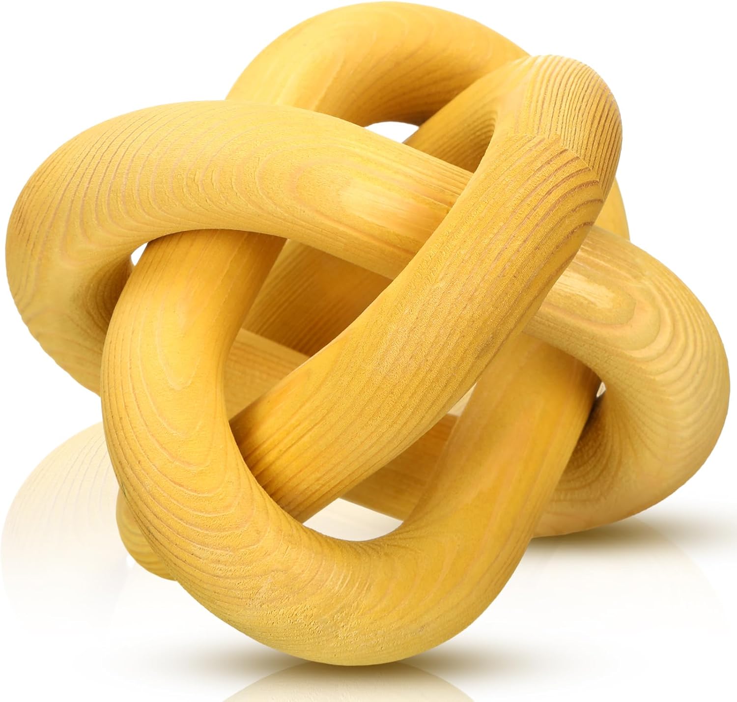 3 Link Wood Knot Decor