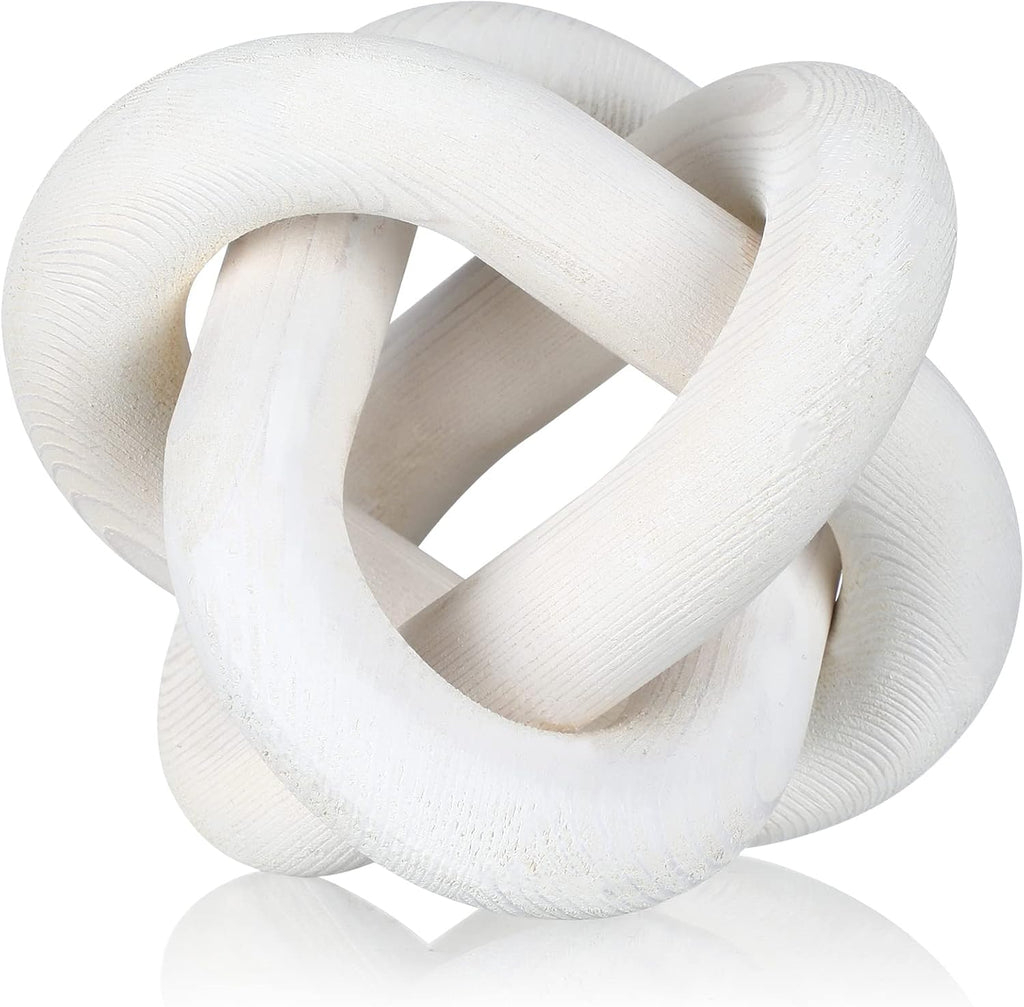 3 Link Wood Knot Decor