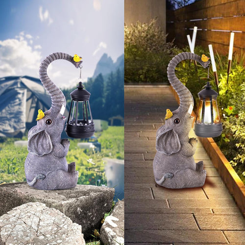 Elephant Statues Lights