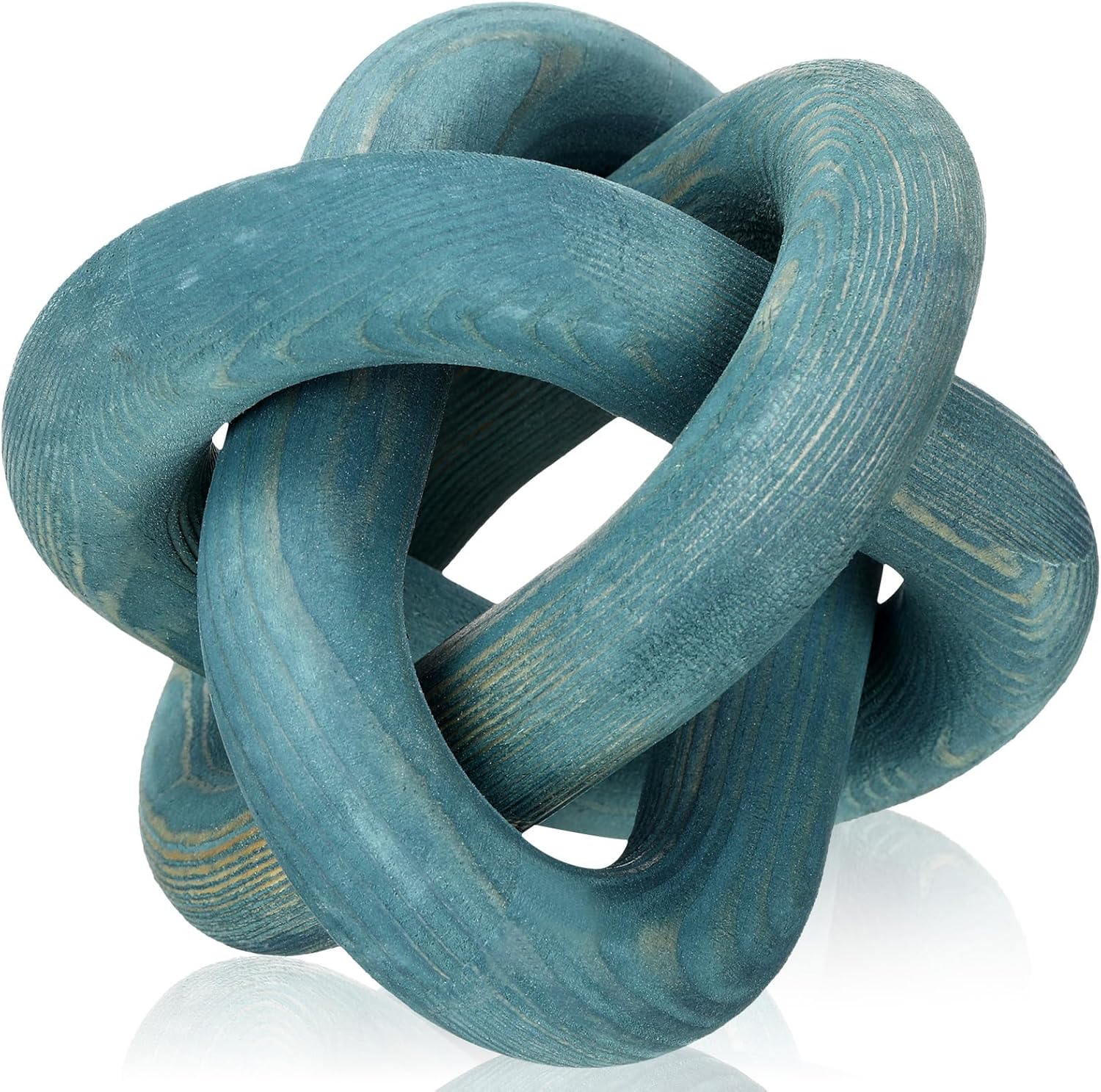 3 Link Wood Knot Decor
