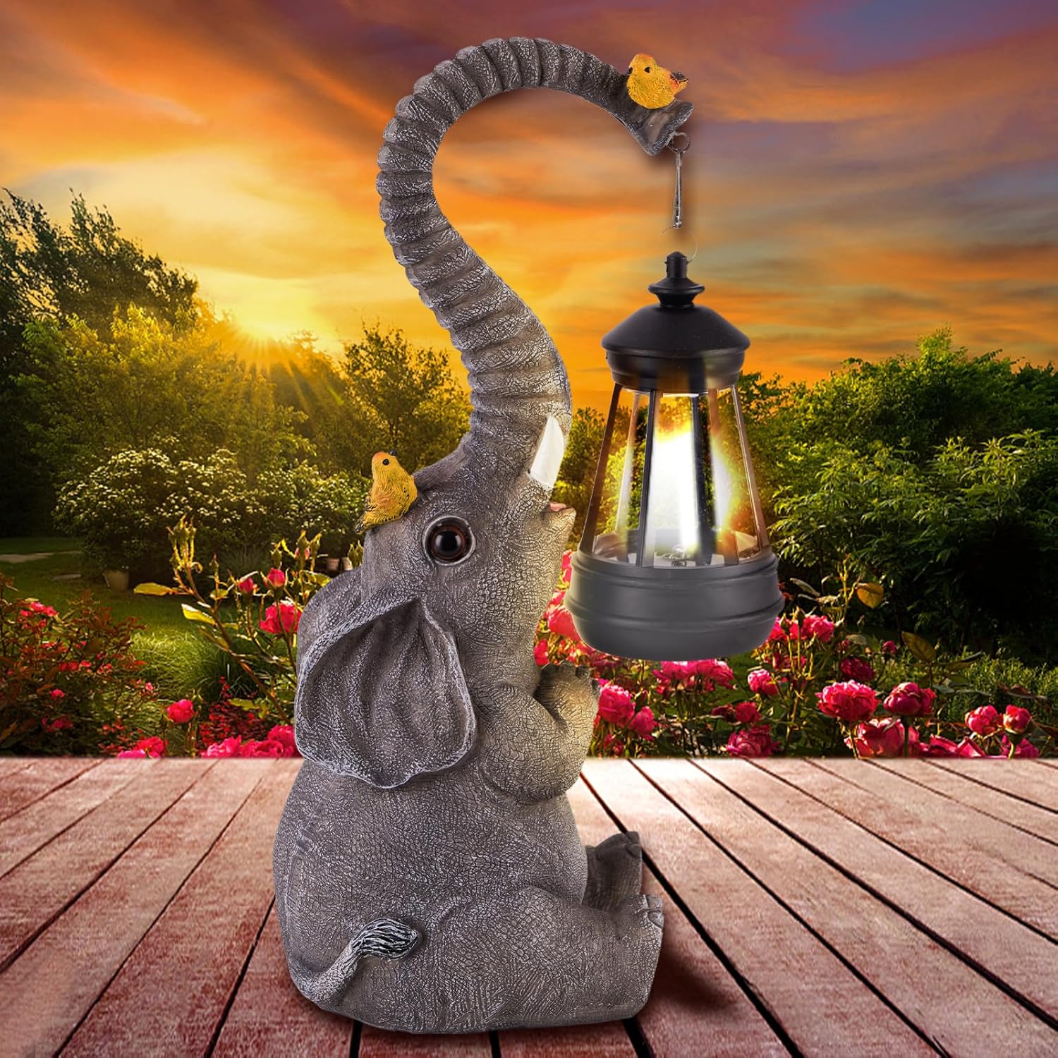 Elephant Statues Lights