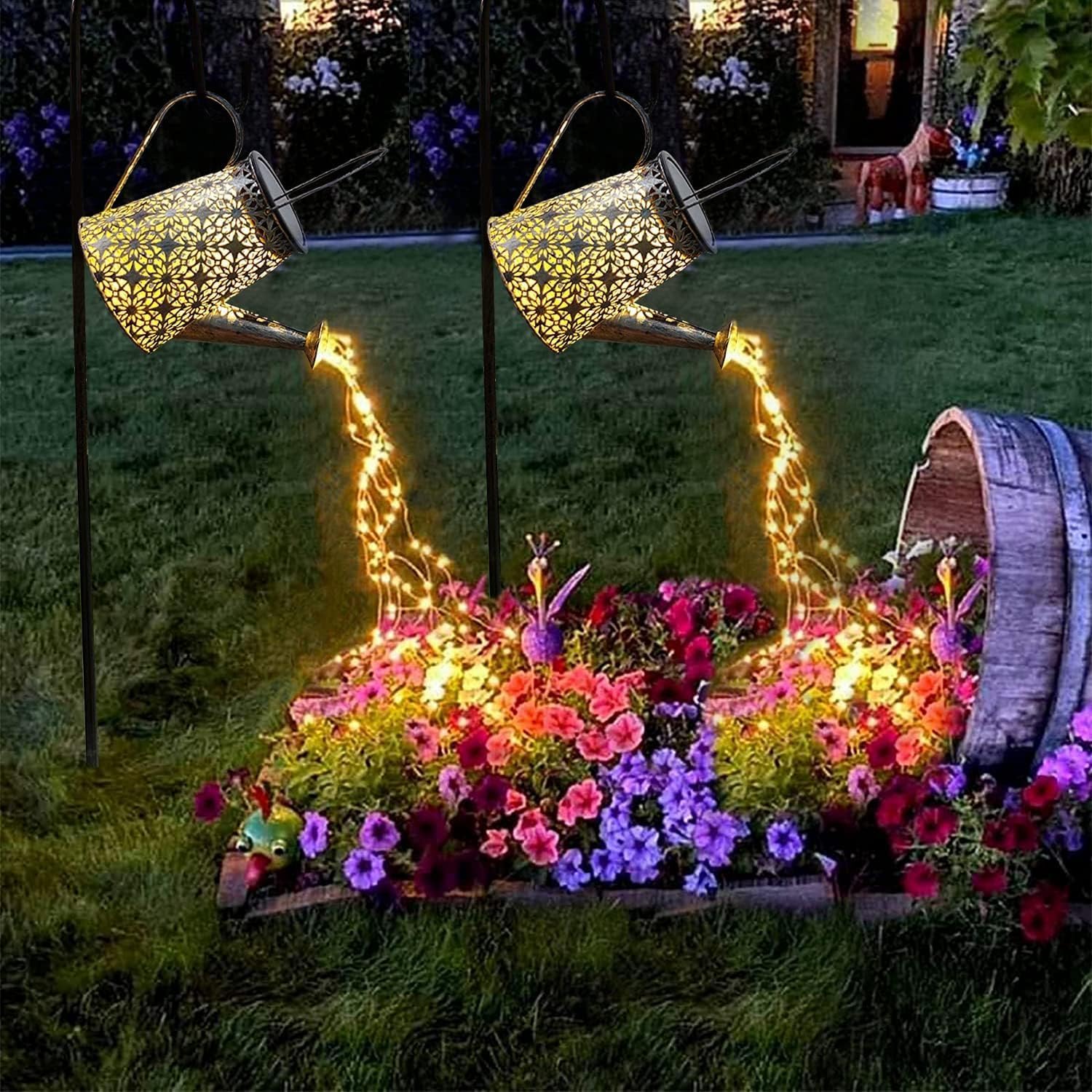 Solar Watering Can Lights