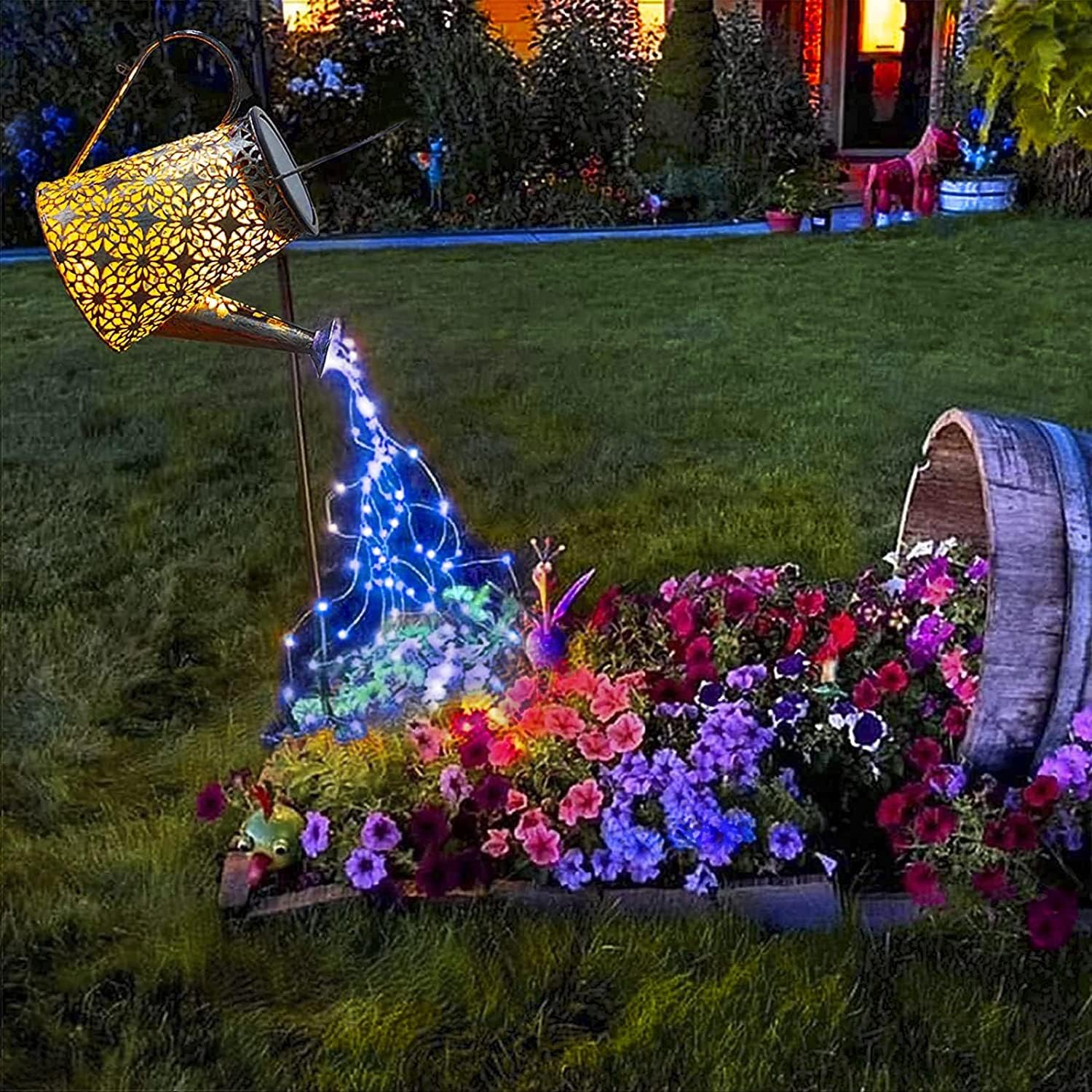 Solar Watering Can Lights