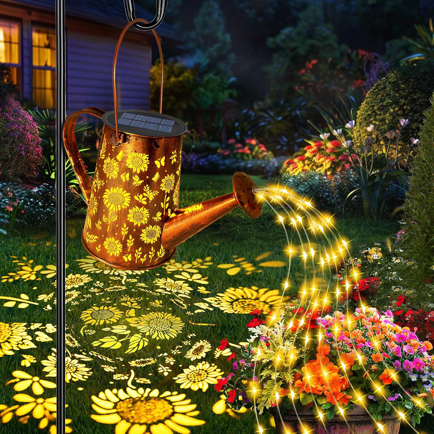 Solar Watering Can Lights
