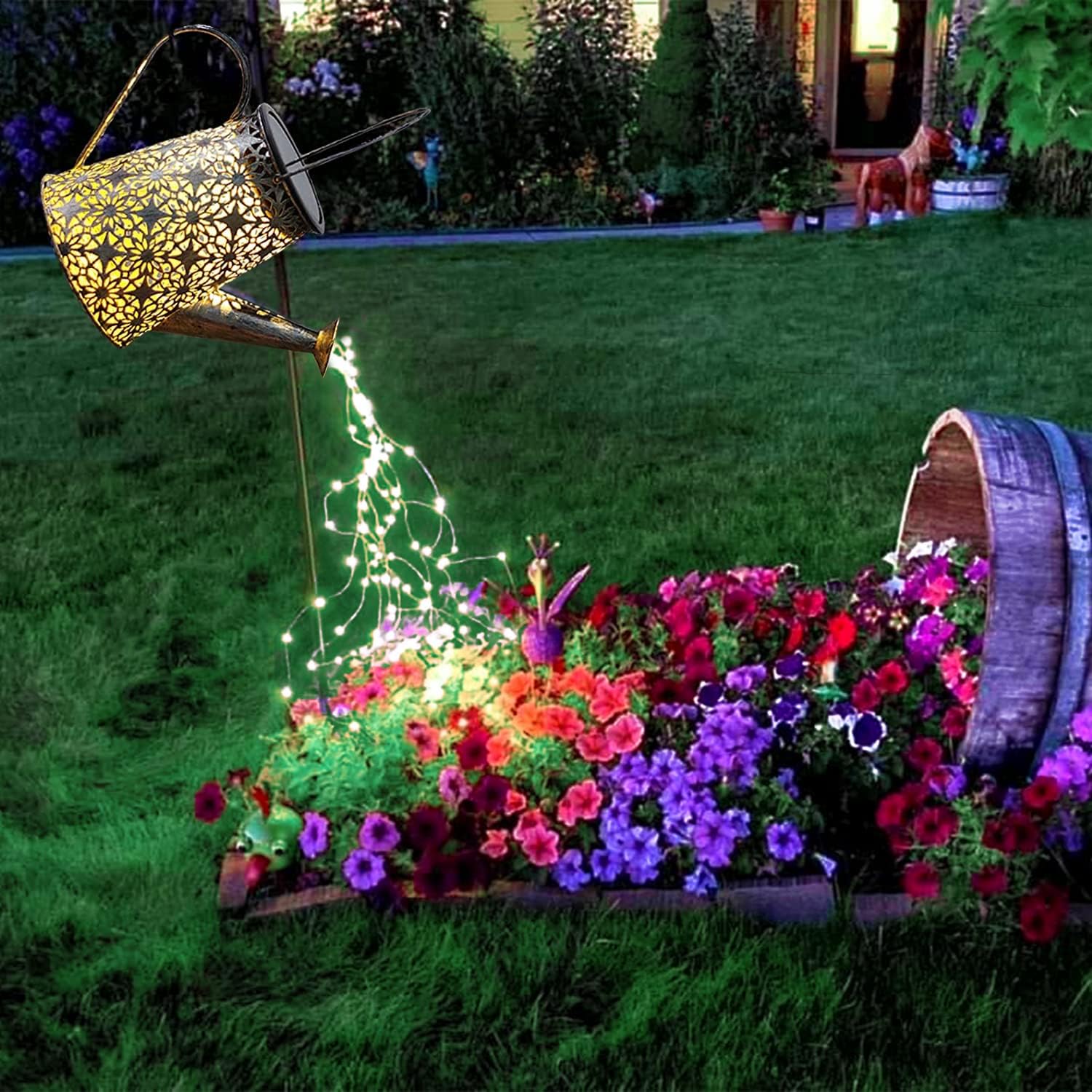 Solar Watering Can Lights