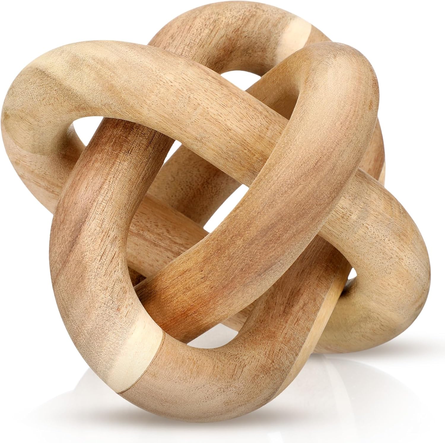 3 Link Wood Knot Decor
