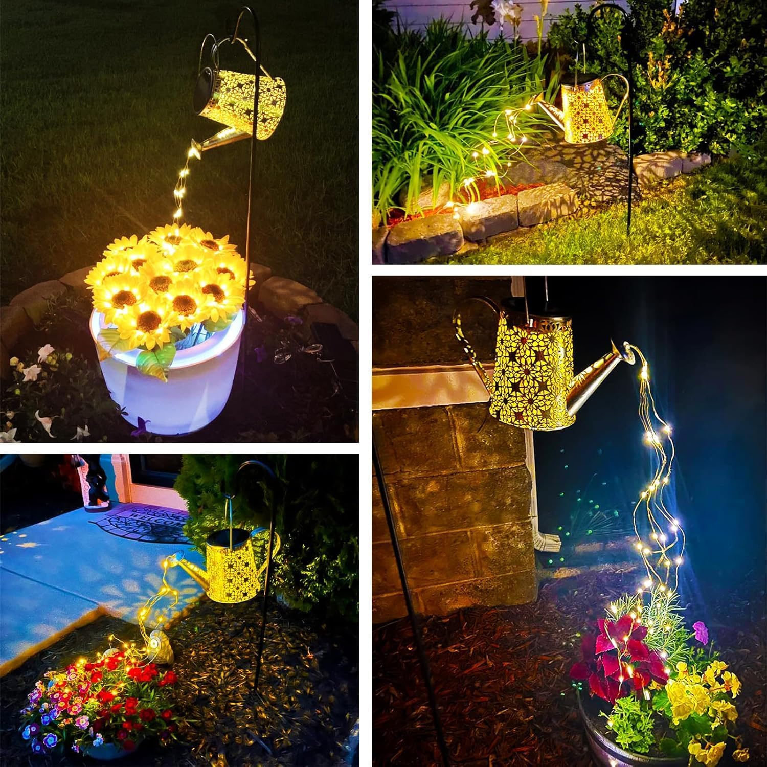 Solar Watering Can Lights